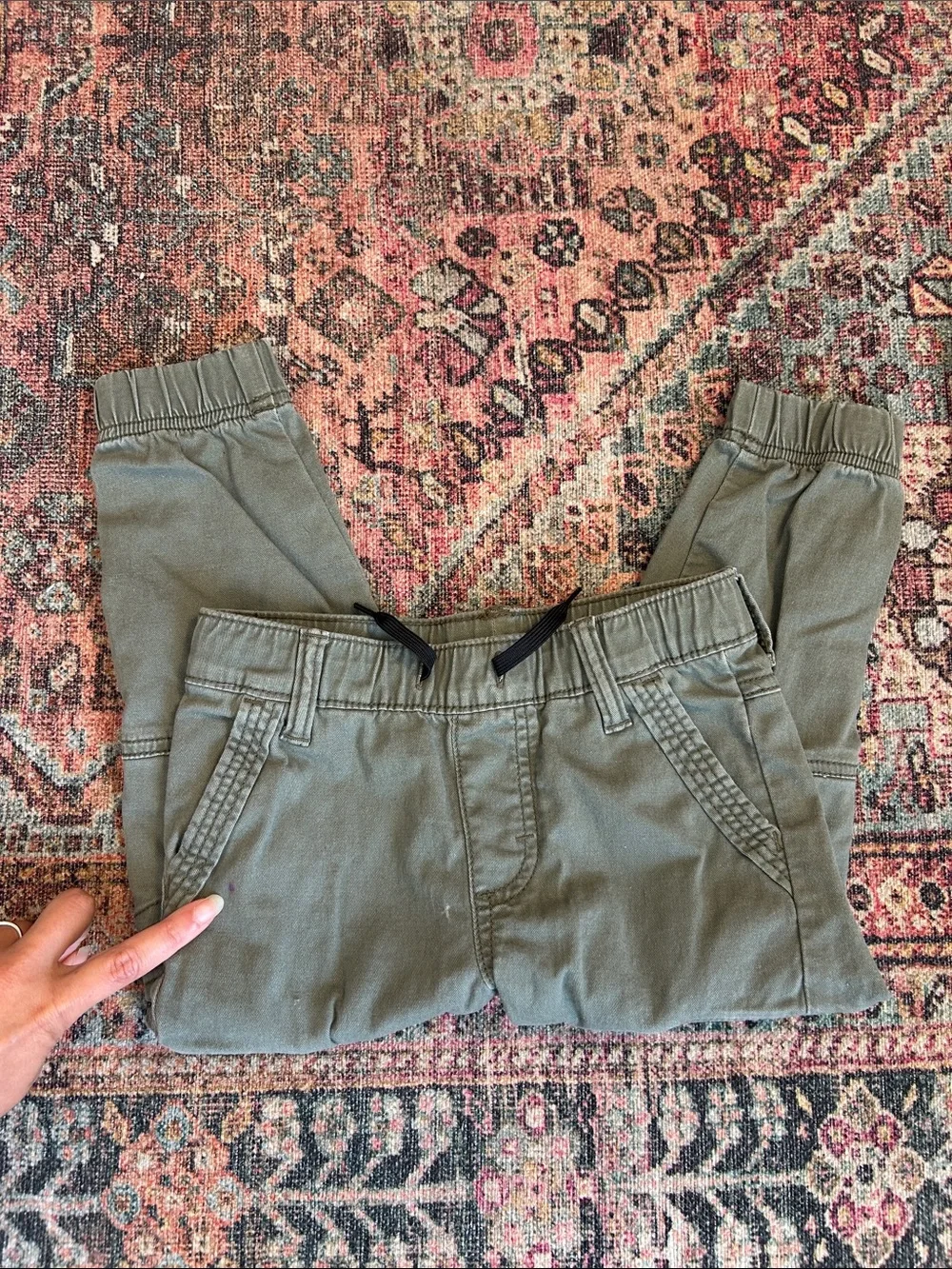 Wrangler Kids Cargo Jogger Pants - Mustard, Olive & and Catepillar Black pants